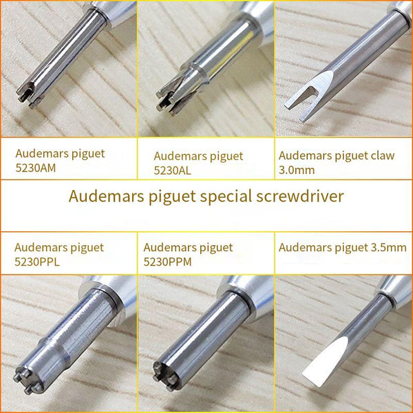 Kwong Yuen Watch repair tool Audemars piguet back cover handle screwdrivers 8 pcs/set