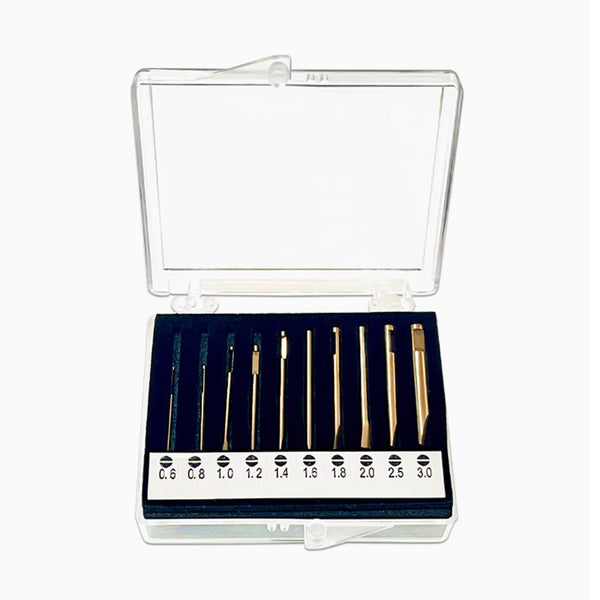 KWONG YUEN Watch Repair Tool Brass Alloy Straight Bergeon Universal Screwdriver Blades
