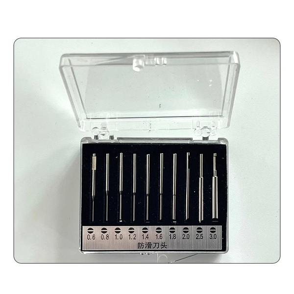 KWONG YUEN Watch Repair Tool Screwdriver Blades 2.0 Universal Anti-slip Straight Blade S2 Steel Hardened Arc-shaped Blade